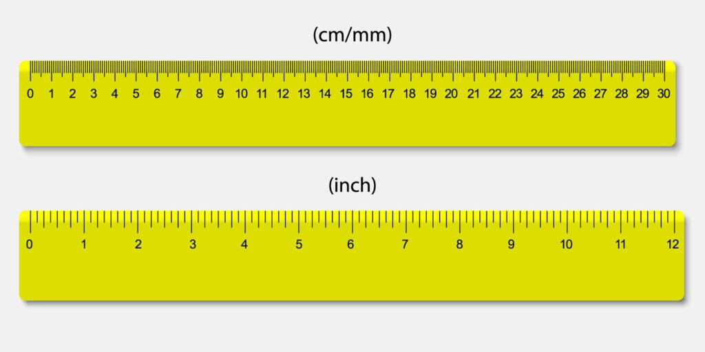 The Relationship Between Centimetres And Inches