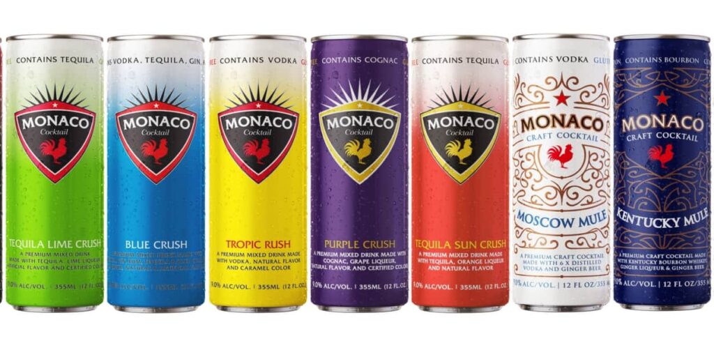 Variety in Monaco Drink Recipes